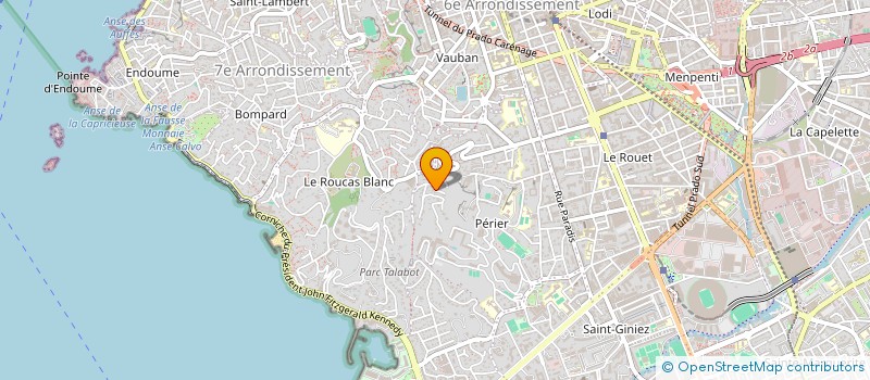 localisation de l'entreprise SCPG LA MAISON DOREE à MARSEILLE 8EME
