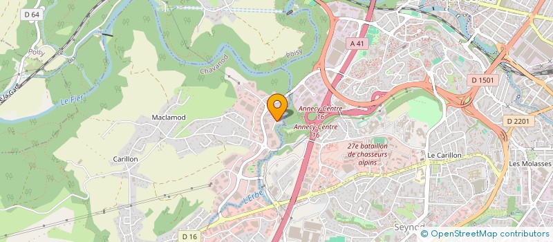 localisation de l'entreprise SCPI à CHAVANOD