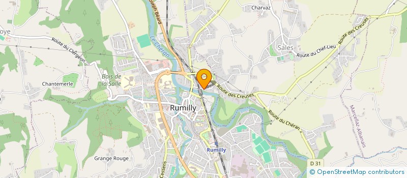localisation de l'entreprise SCPI BLAMALOU  RUMILLY