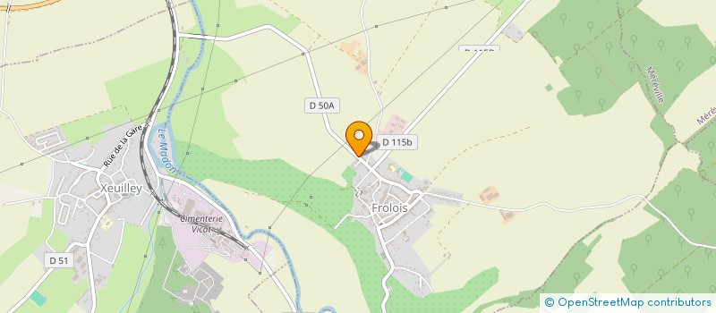 localisation de l'entreprise SCPIA  FROLOIS