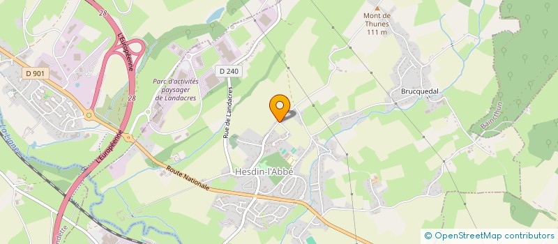 localisation de l'entreprise SCPM  HESDIN-L'ABBE