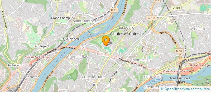 localisation de l'entreprise SCPM  CALUIRE-ET-CUIRE