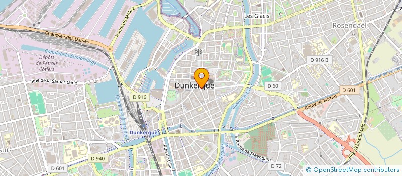localisation de l'entreprise SCPMG CABINET HOCQUET ASSURANCES à DUNKERQUE