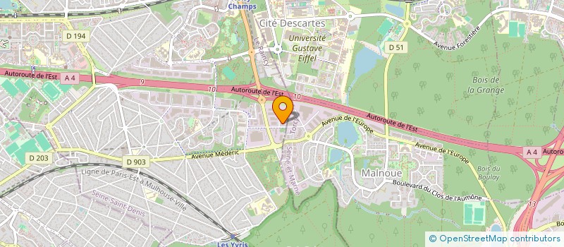 localisation de l'entreprise SCPR  NOISY-LE-GRAND