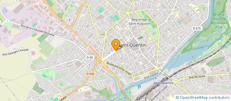 localisation de l'entreprise SCPS à SAINT-QUENTIN