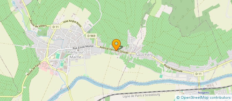 localisation de l'entreprise SCR 02  CHARLY-SUR-MARNE