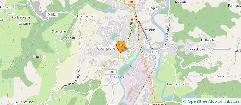 localisation de l'entreprise SCR 2 TP à SAUVIAT