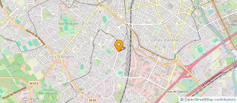 localisation de l'entreprise SCR à MONTPELLIER
