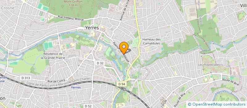 localisation de l'entreprise SCR  YERRES