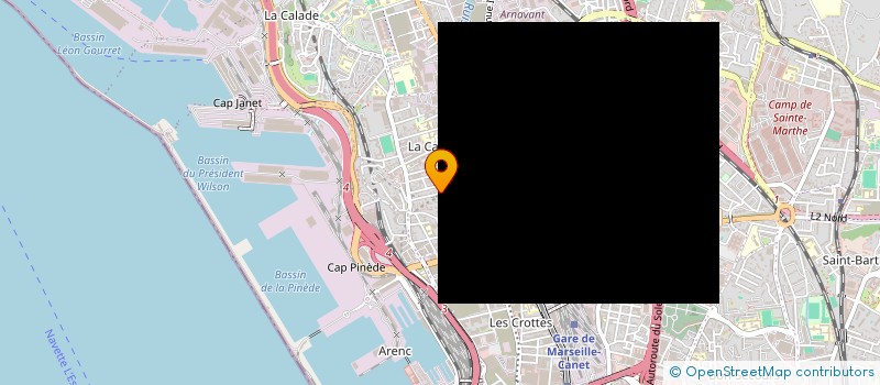 localisation de l'entreprise SCR BAT  MARSEILLE