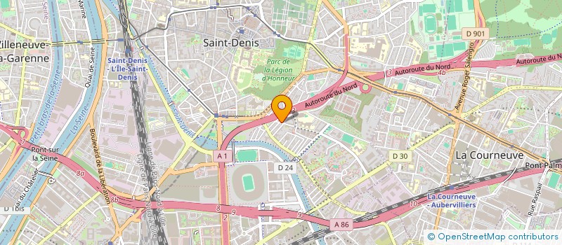 localisation de l'entreprise SCR-BATIMENT à SAINT-DENIS