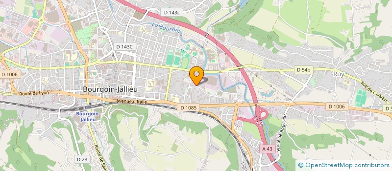 localisation de l'entreprise SCRABBLE CLUB BERJALLIEN  BOURGOIN-JALLIEU