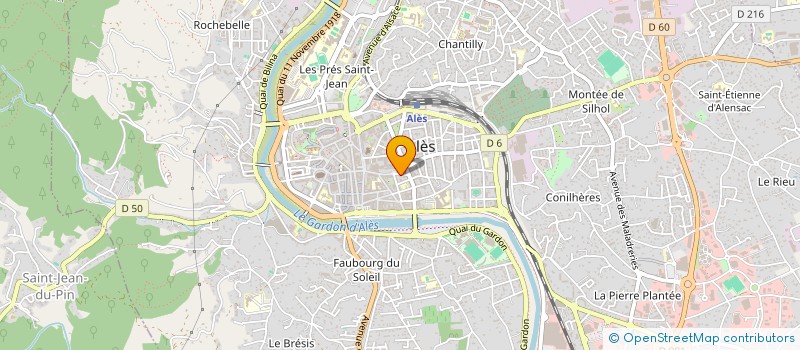 localisation de l'entreprise SCRABBLE CLUB CEVENOL D'ALES (S.C.C.A.)  ALES