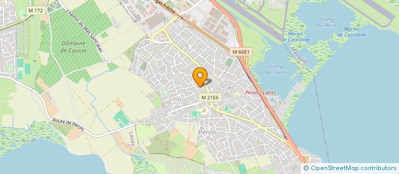 localisation de l'entreprise SCRABBLE CLUB DE PEROLS  PEROLS