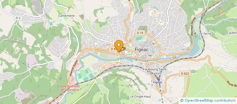 localisation de l'entreprise SCRABBLE CLUB FIGEAC  FIGEAC