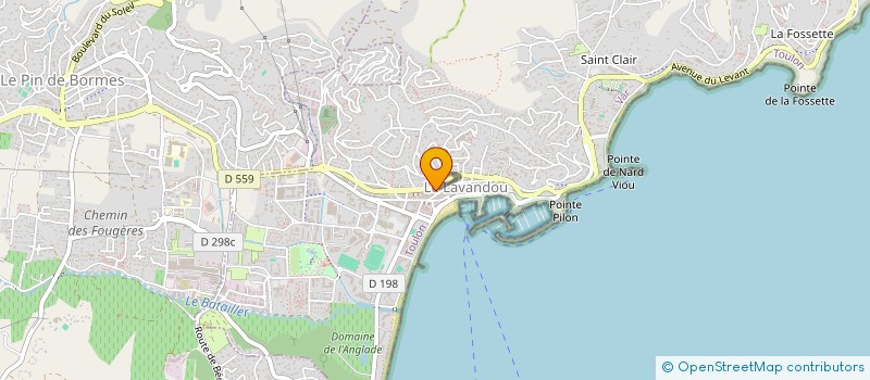 localisation de l'entreprise SCRABBLE CLUB LAVANDOURAIN à LE LAVANDOU