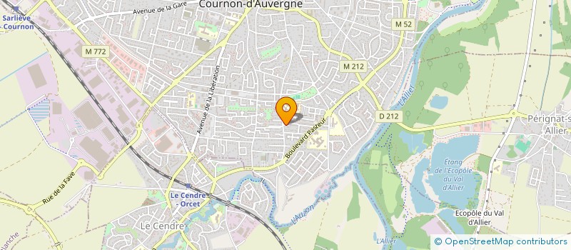 localisation de l'entreprise SCRABBLE DES DOMES  COURNON-D'AUVERGNE