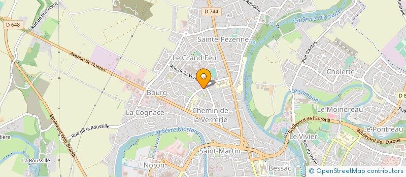 localisation de l'entreprise SCRABBLE POUR TOUS  NIORT