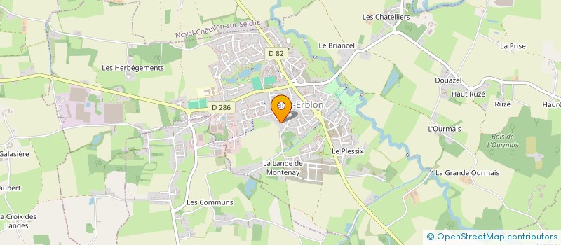 localisation de l'entreprise SCRABBLE SAINT-ERBLONNAIS  SAINT-ERBLON