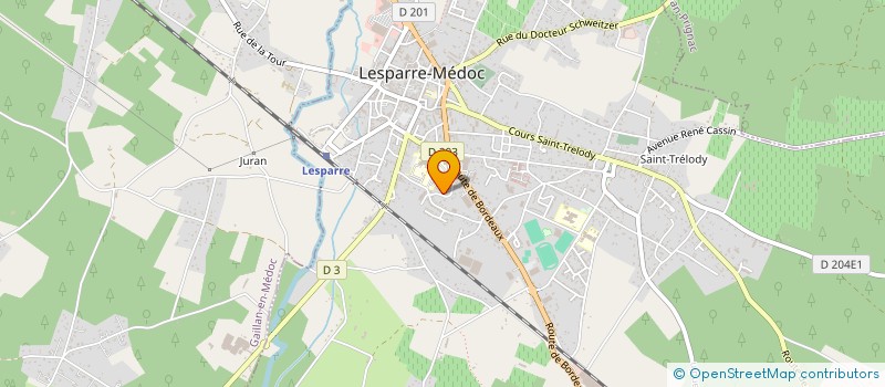 localisation de l'entreprise SCRABBLESPARRE  LESPARRE-MEDOC