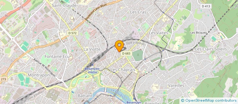 localisation de l'entreprise SCRAP'ABESAC à BESANCON