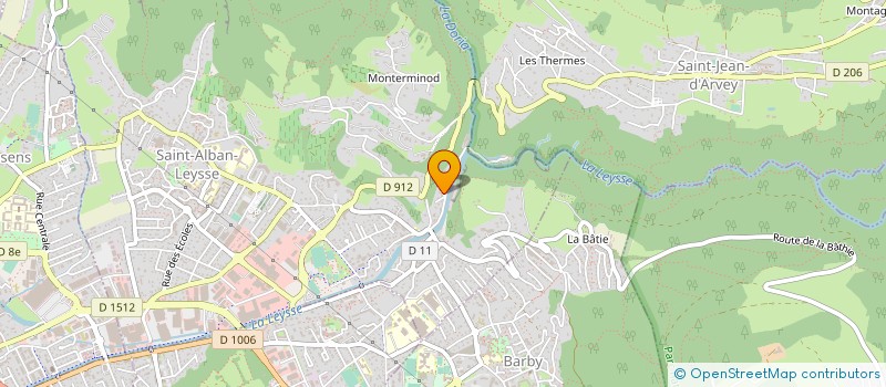 localisation de l'entreprise SCRAP AVENTURES 73  SAINT-ALBAN-LEYSSE