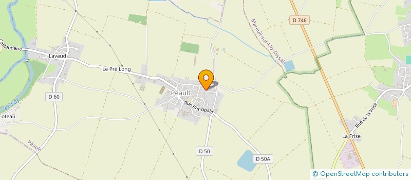 localisation de l'entreprise SCRAP-CLUB 85  PEAULT
