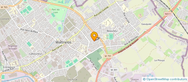 localisation de l'entreprise SCRAP DIDI à WATTRELOS