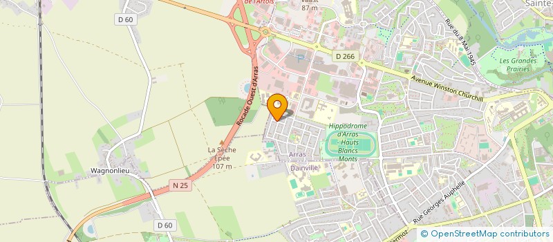 localisation de l'entreprise SCRAP EVASION 62 à ARRAS