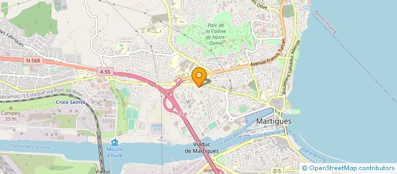 localisation de l'entreprise SCRAP MARTEGAL  MARTIGUES