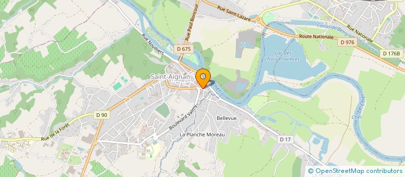 localisation de l'entreprise SCRAP'RECUP à SAINT-AIGNAN