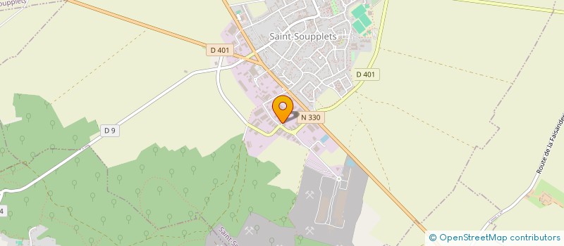 localisation de l'entreprise SCRAP SERVICE  SAINT-SOUPPLETS