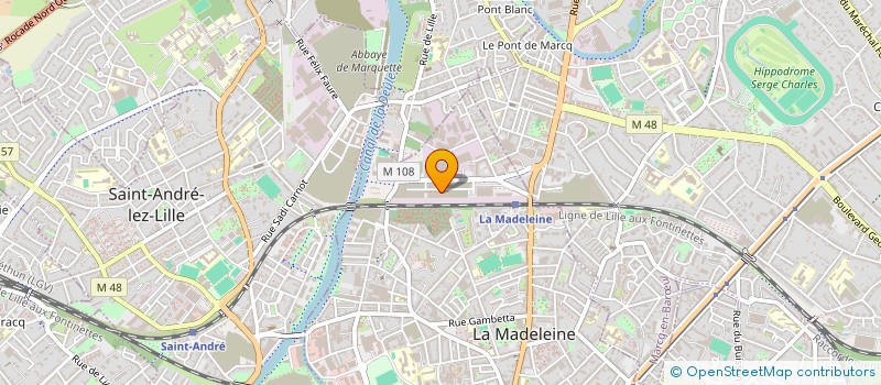 localisation de l'entreprise SCRAPDESIGNED à LA MADELEINE