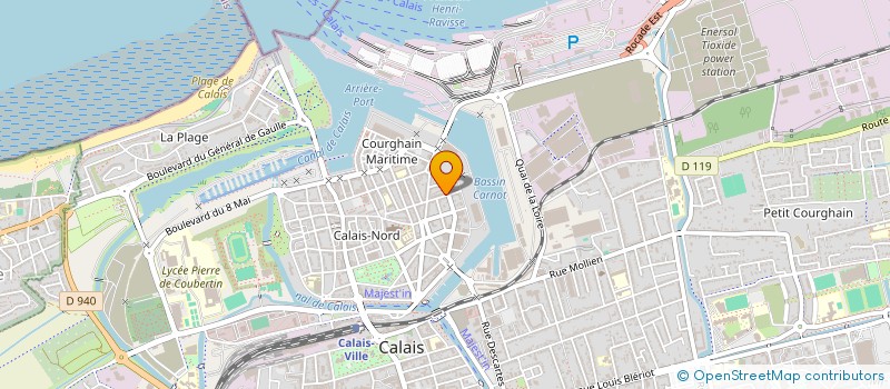 localisation de l'entreprise SCRAPONEIL  CALAIS