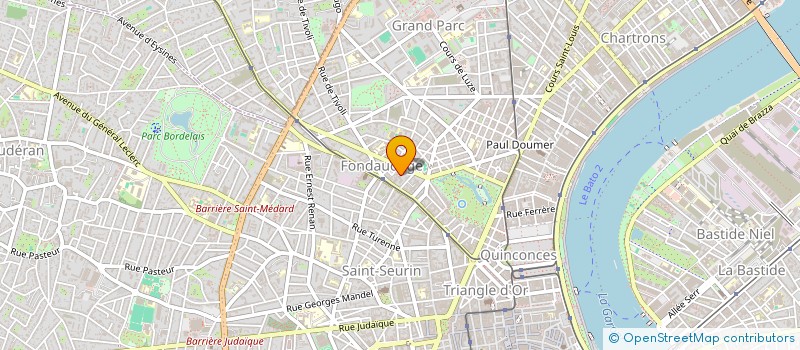 localisation de l'entreprise SCRAT  BORDEAUX