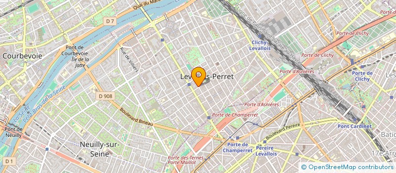 localisation de l'entreprise SCRATCH TECH à LEVALLOIS-PERRET