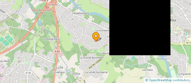 localisation de l'entreprise SCREEB à NANTES