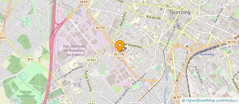localisation de l'entreprise SCREEN FRANCE à TOURCOING