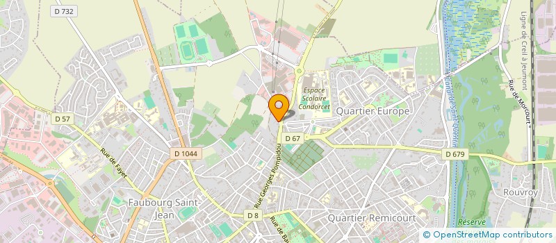 localisation de l'entreprise SCREEN PLUS à SAINT-QUENTIN