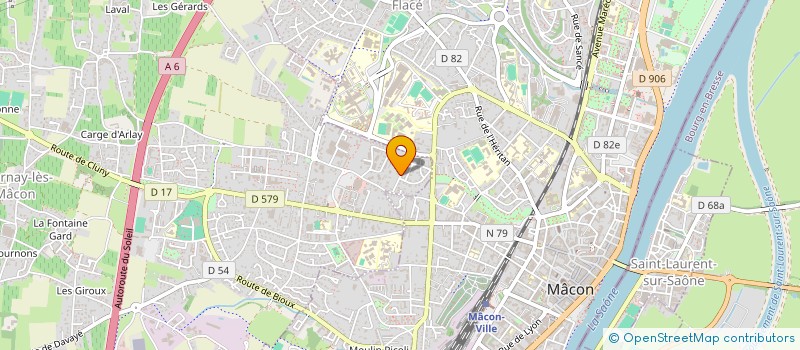 localisation de l'entreprise SCREEN POWER  CHARNAY-LES-MACON