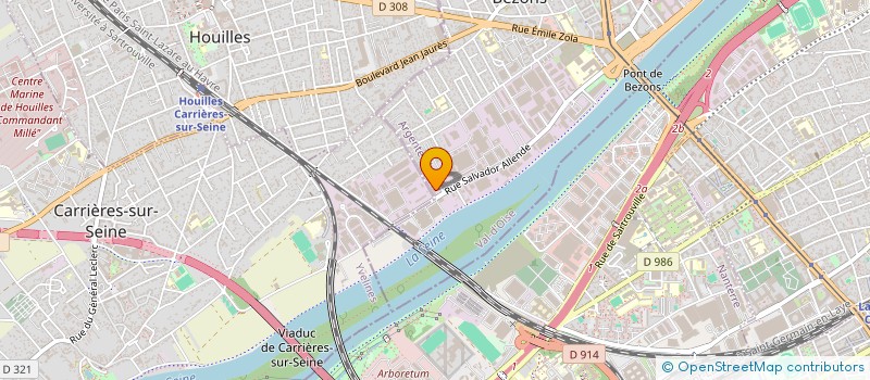localisation de l'entreprise SCREEN'R DIGITAL SOLUTIONS à BEZONS