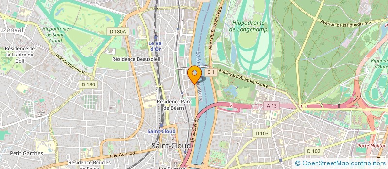 localisation de l'entreprise SCREENVISION FRANCE SAS à SAINT CLOUD