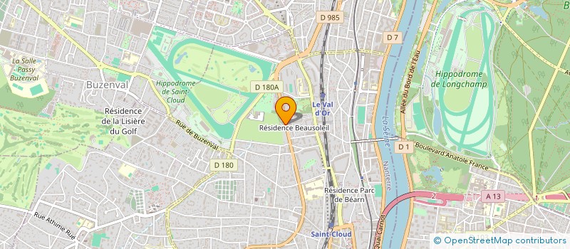 localisation de l'entreprise SCREONIS à SAINT-CLOUD