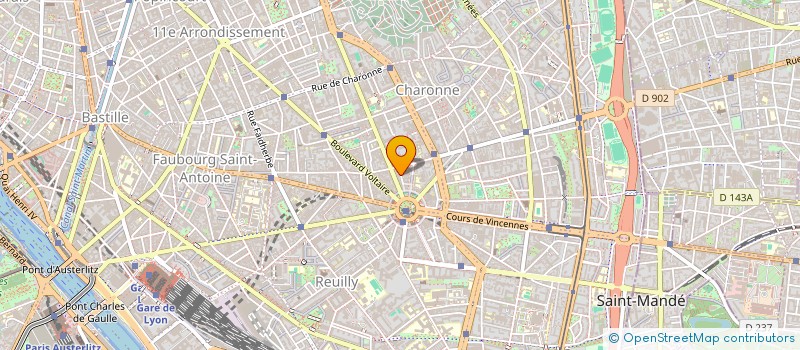 localisation de l'entreprise SCRIB BAT  PARIS