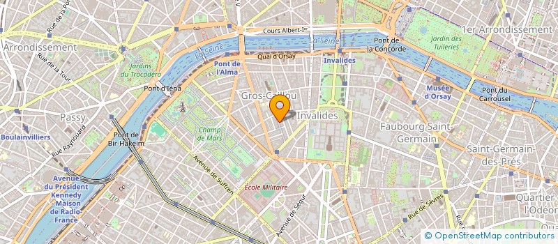 localisation de l'entreprise SCRIBA à PARIS