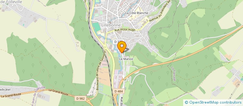 localisation de l'entreprise SCRIBA-ACT  LILLEBONNE