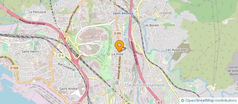 localisation de l'entreprise SCRIBE à MARSEILLE
