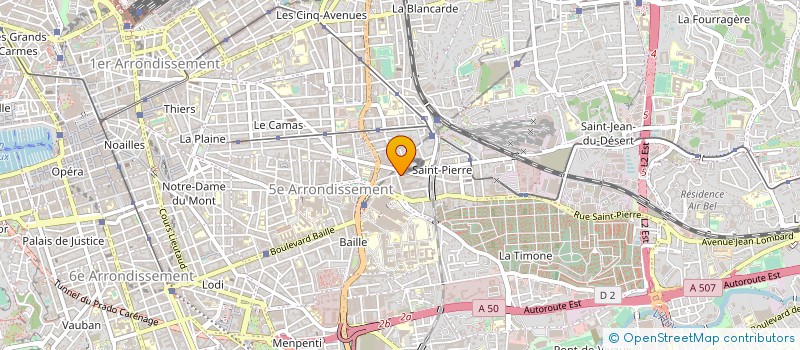 localisation de l'entreprise SCRIBE à MARSEILLE