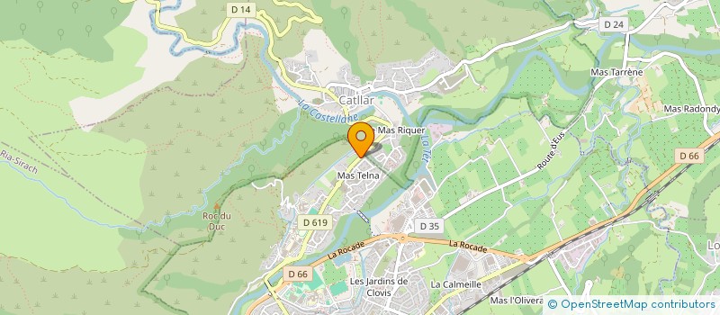 localisation de l'entreprise SCRIBE  PRADES