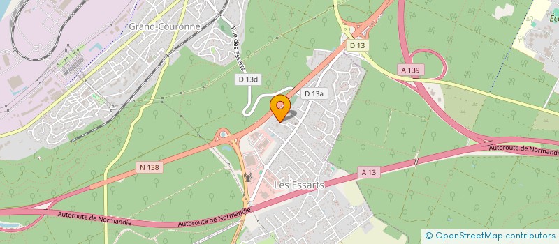 localisation de l'entreprise SCRIBE  GRAND-COURONNE